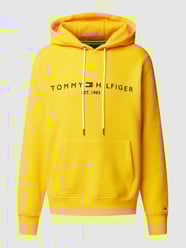 Hoodie met labelstitching, model 'PRIMARY' van Tommy Hilfiger Geel - 17
