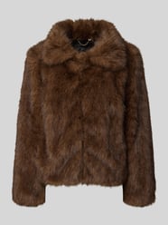 Boxy Fit Webpelzjacke mit Umlegekragen von s.Oliver BLACK LABEL - 11