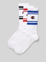 Sokken met logostitching in een set van 3 paar, model 'Crew' van CHAMPION - 15