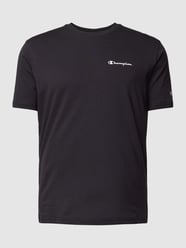 T-Shirt mit Label-Print von CHAMPION Schwarz - 25