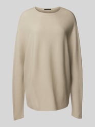 Oversized Strickpullover mit Rundhalsausschnitt Modell 'MAILA' von Drykorn Beige - 17