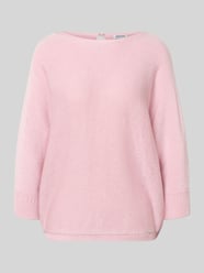 Strickpullover mit 3/4-Arm von MORE & MORE Pink - 21