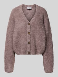 Gebreid jack in bouclélook met V-hals van JAKE*S STUDIO WOMAN - 28