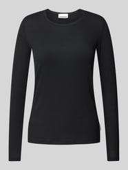 Longsleeve mit Feinripp Modell 'Jaaleaa' von Armedangels Schwarz - 22