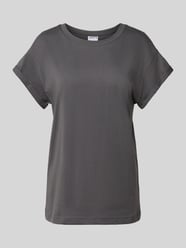 T-Shirt mit geripptem Rundhalsausschnitt von Jake*s Casual - 7