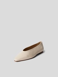 Ballerinas aus Leder von Aeyde Weiß - 3
