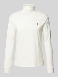 Longsleeve mit Rollkragen und Label-Stitching von Polo Ralph Lauren Weiß - 32