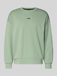 Regular Fit Sweatshirt aus Baumwoll-Mix Modell 'STENSON' von BOSS Green - 17