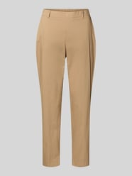 BROEK in verkorte pasvorm Model 'Flour 2' van Stehmann Beige - 3