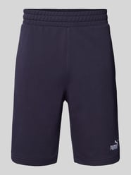 Regular Fit Sweatshorts mit Label-Stitching Modell 'ESS No. 1' von PUMA PERFORMANCE - 4