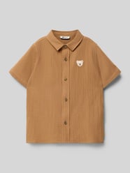 Koszula casualowa o kroju regular fit z detalem z logo od Steiff - 20