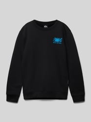 Sweatshirt mit Rundhalsausschnitt von Quiksilver Schwarz - 10