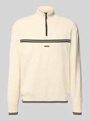 Regular Fit Troyer aus Baumwoll-Mix Modell 'ZONE' von BOSS Green - 2