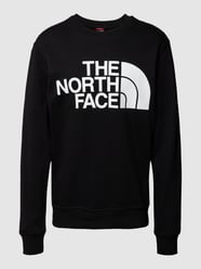 Sweatshirt mit Label-Print und Rundhalsausschnitt von The North Face Schwarz - 40