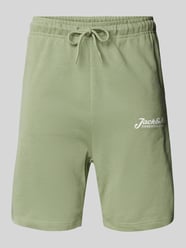 Slim Fit Sweatpants mit Label-Print Modell 'GORDON' von Jack & Jones - 28
