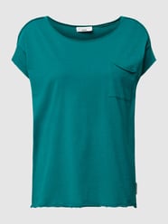 T-Shirt mit Rollsäumen von Marc O'Polo Denim Grün - 39