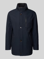 Jacke mit Stehkragen und Reißverschlusstaschen von bugatti - 48