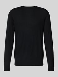 Pullover van merinowol met ronde hals van Profuomo - 6