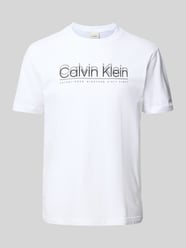 T-Shirt mit Label-Print von CK Calvin Klein - 4
