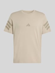 Regular Fit T-Shirt aus reiner Baumwolle von adidas Sportswear Beige - 48