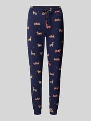 Slim Fit Pyjama-Hose aus reiner Baumwolle von Jake*s Casual - 8