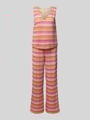 Jumpsuit mit Strukturmuster von ROBE LÉGÈRE - 2