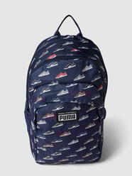 Rucksack mit Allover-Motiv-Print Modell 'Academy' von Puma Blau - 3