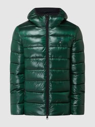 Steppjacke mit Kapuze Modell 'GIUBBINO' von Aeronautica Militare Grün - 46