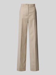 Regular Fit Weite Hose aus Schurwoll-Mix Modell 'MEDIUM' von Max Mara Studio Beige - 30