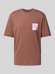 T-Shirt mit Label-Patch von Hugo Blue Braun - 2