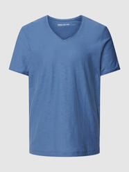 T-Shirt mit V-Ausschnitt von MCNEAL Blau - 10