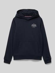 Hoodie mit Label-Stitching von Tommy Hilfiger Teens Blau - 7