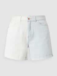 Korte jeans in patchworklook, model 'Vega' van Only Blauw / turquoise - 20