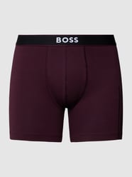 Boxershort met logo in band, model 'Boxer' van BOSS Rood - 18