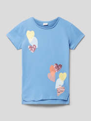 T-Shirt mit Motiv-Print von s.Oliver RED LABEL Blau - 25