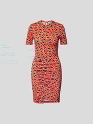 Knielanges T-Shirt-Kleid aus Viskose-Mix von Rabanne Rot - 21