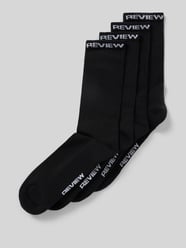 Socken aus Baumwoll-Mix im 4er-Pack von REVIEW - 30