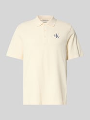 Easy Fit Poloshirt mit Polokragen von Calvin Klein Jeans Beige - 13