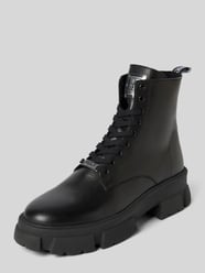 Boots van leer met labeldetail, model 'TANKER' van Steve Madden - 3