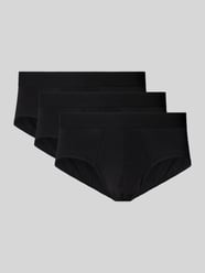 Slip mit elastischem Bund von Bread & Boxers Schwarz - 45