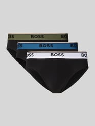 Slip van katoenmix set van 3 in het model 'POWER' van BOSS - 11