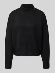 Turtleneck-Pullover mit Woll-Anteil und Rundhalsausschnitt von Neo Noir - 5