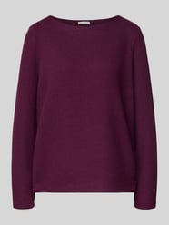Regular fit sweatshirt met viscose van Tom Tailor Bordeaux - 5