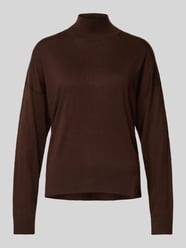 Sweter z dzianiny ze stójką od Liu Jo White - 5