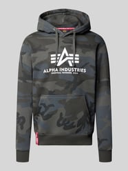 Regular Fit Hoodie aus Baumwoll-Mix mit Logo-Print von Alpha Industries - 38