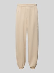 Sweathose mit Logo-Stitching von adidas Sportswear Beige - 2