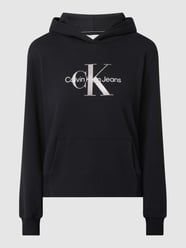 Bluza z kapturem z bawełny  od Calvin Klein Jeans Czarny - 45