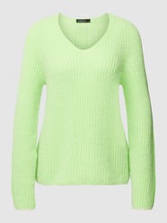 Gebreide pullover met V-hals van Marc Cain Groen - 33