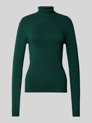 Sweter z wywijanym kołnierzem o kroju slim fit z mieszanki wiskozy model ‘GLORY’ od Vero Moda - 34