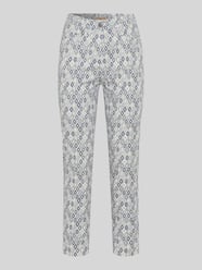 slim fit 7/8-broek van katoenmix van Raphaela By Brax - 29